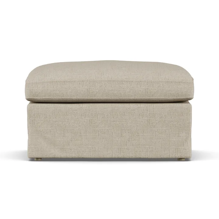 Linnevik voetenbank - Bern Beige 0341-witgeoliede eiken, met rok - 1898