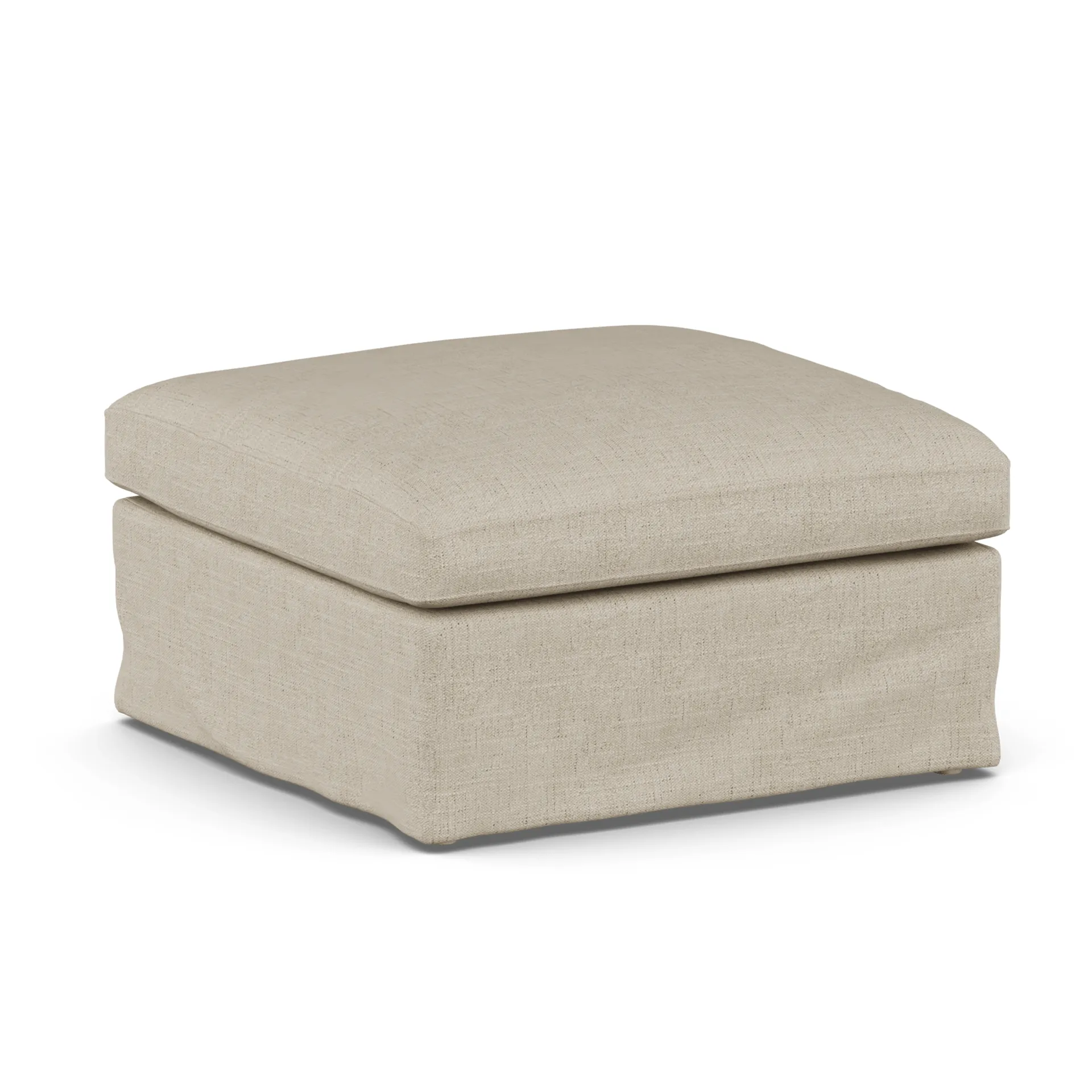 Linnevik voetenbank, Bern Beige 0341-witgeoliede eiken, met rok 1898