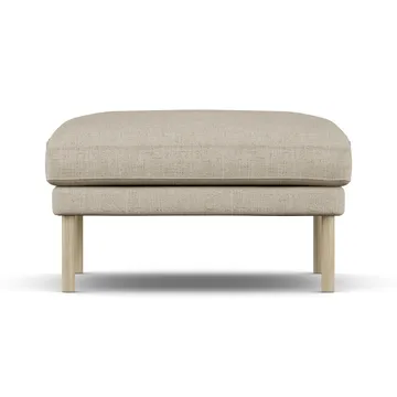 Linnevik voetenbank - Bern Beige 0341-witgeoliede eiken, zonder rok - 1898