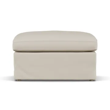 Linnevik voetenbank - Jump Beige 1956-witgeoliede eiken, met rok - 1898