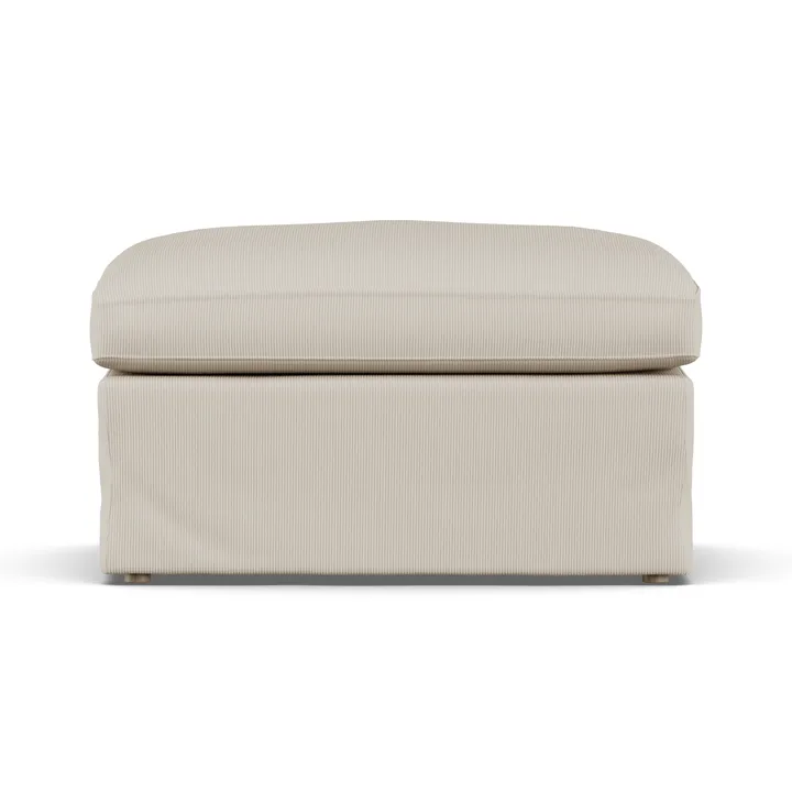 Linnevik voetenbank - Jump Beige 1956-witgeoliede eiken, met rok - 1898
