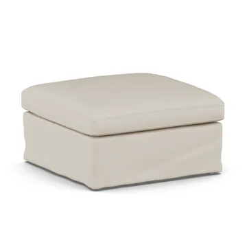 Linnevik voetenbank - Jump Beige 1956-witgeoliede eiken, met rok - 1898