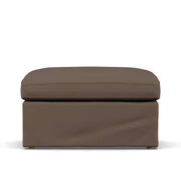 Linnevik voetenbank - Jump Brown 1955-witgeoliede eiken, met rok - 1898