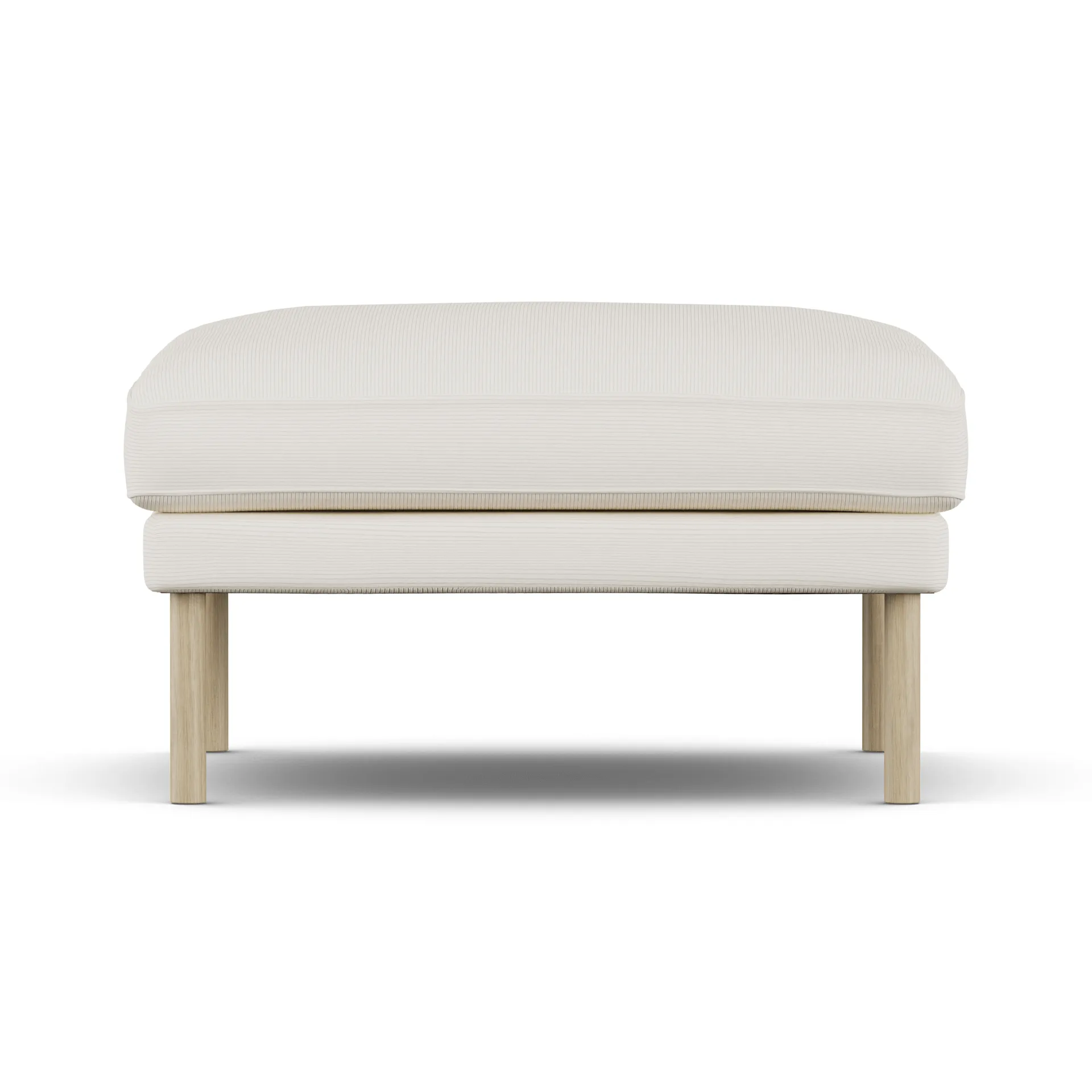 Linnevik voetenbank, Jump Off White 1954-witgeoliede eiken, zonder rok 1898