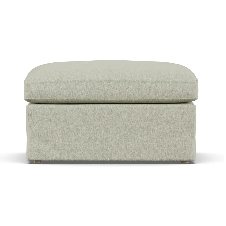 Linnevik voetenbank - Luiza Beige 3981-witgeoliede eiken, met rok - 1898