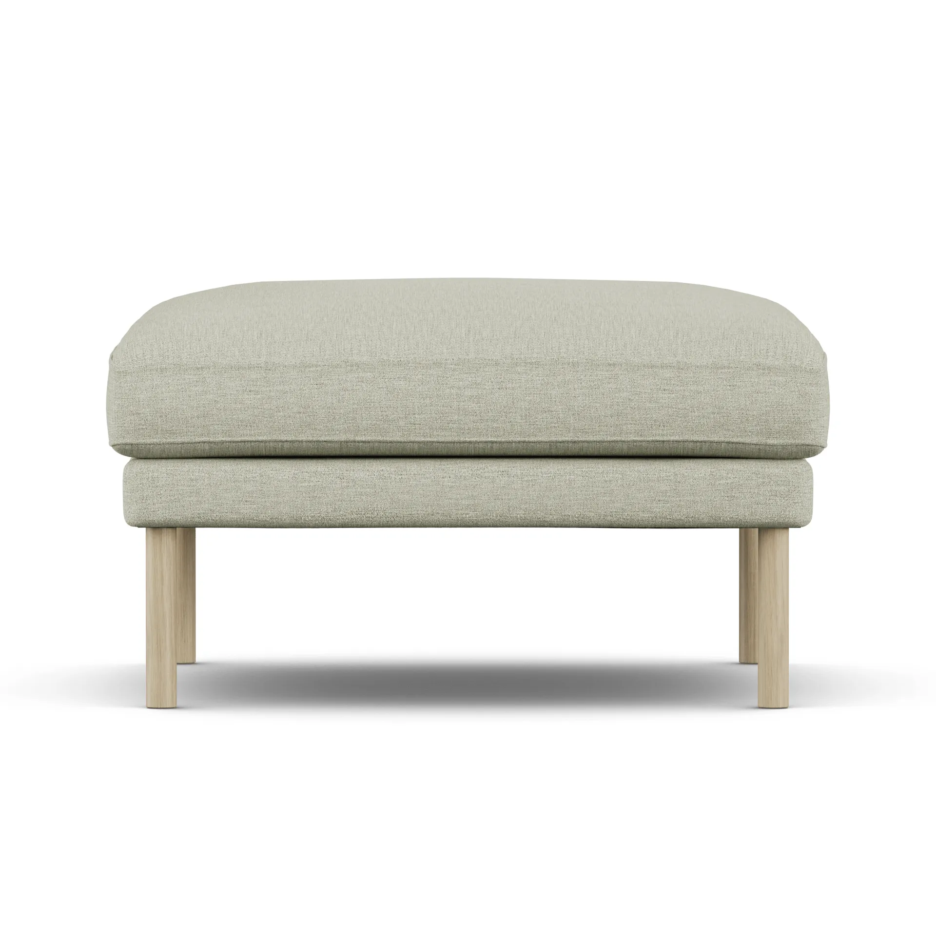 Linnevik voetenbank, Luiza Beige 3981-witgeoliede eiken, zonder rok 1898