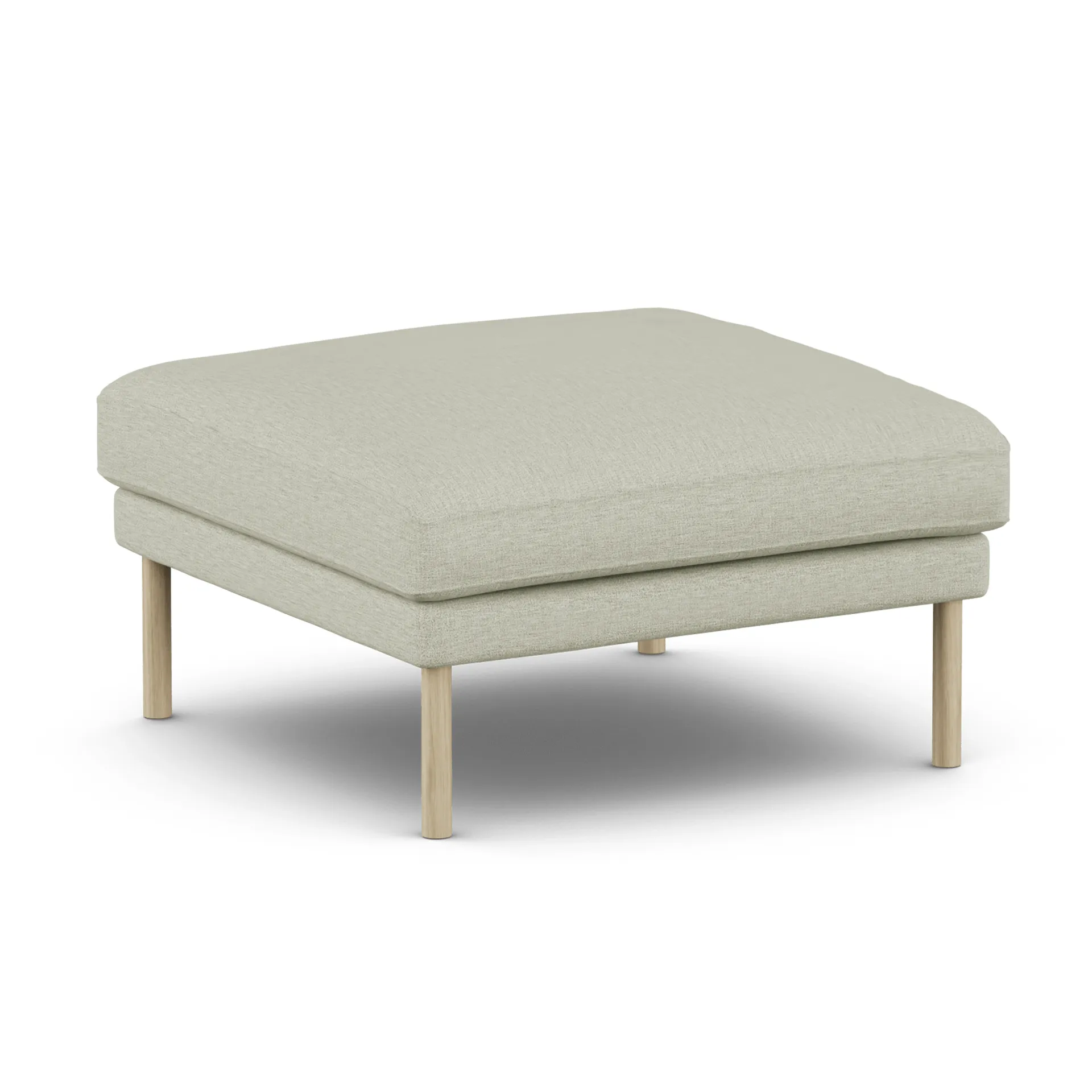 Linnevik voetenbank, Luiza Beige 3981-witgeoliede eiken, zonder rok 1898