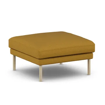 Linnevik voetenbank - Luiza Mustard 3972-witgeoliede eiken, zonder rok - 1898