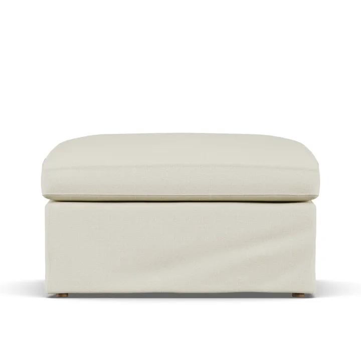 Linnevik voetenbank - Oslo Nature 1540-witgeoliede eiken, met rok - 1898