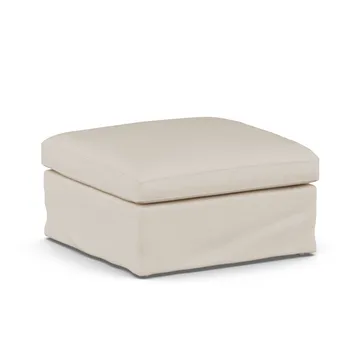 Linnevik voetenbank - Same Beige 6670-witgeoliede eiken, met rok - 1898