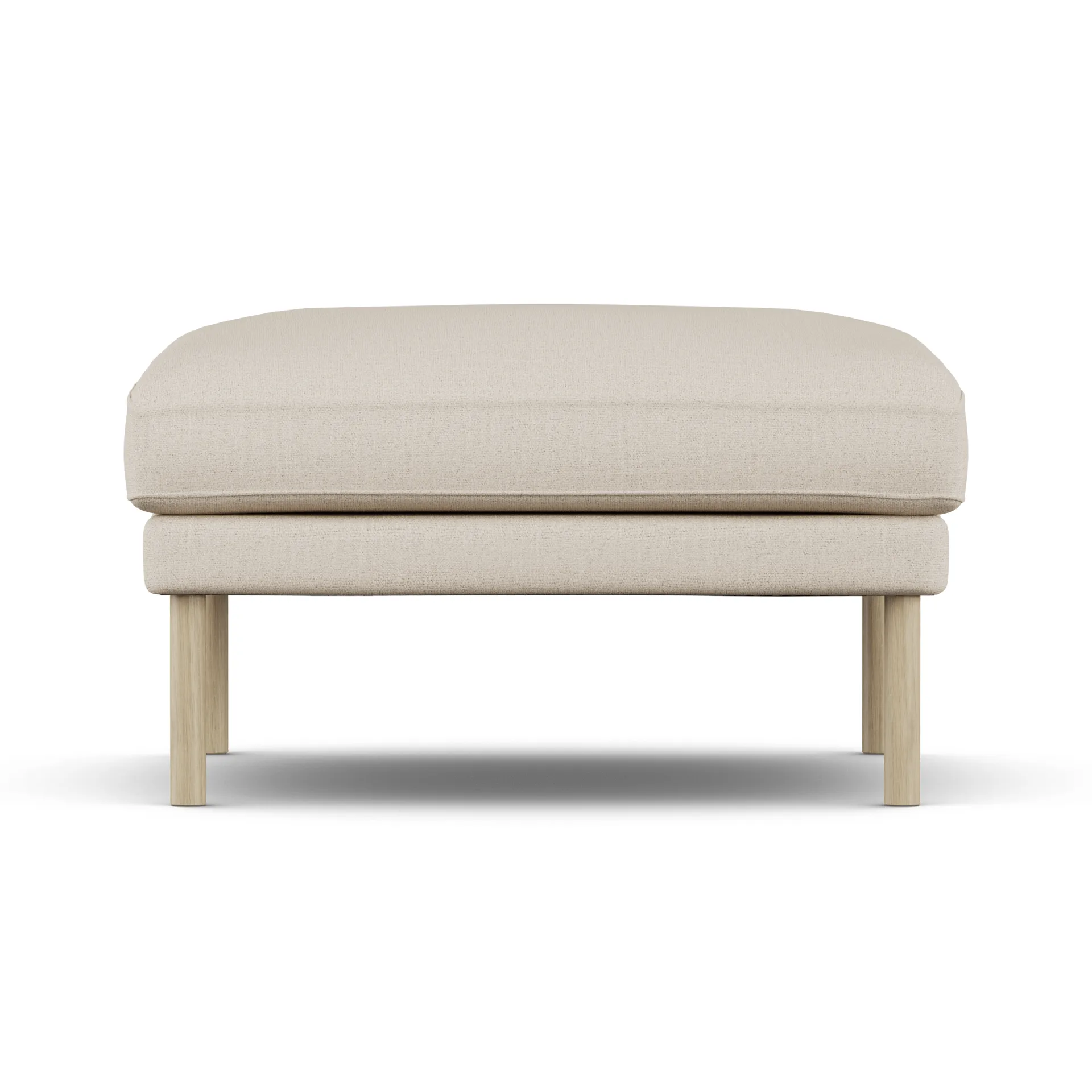 Linnevik voetenbank, Same Beige 6670-witgeoliede eiken, zonder rok 1898