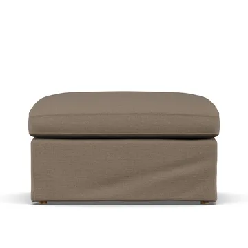 Linnevik voetenbank - Same Mole 6674-witgeoliede eiken, met rok - 1898