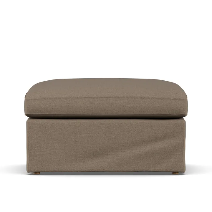 Linnevik voetenbank - Same Mole 6674-witgeoliede eiken, met rok - 1898