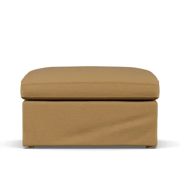 Linnevik voetenbank - Same Ochre 6676-witgeoliede eiken, met rok - 1898