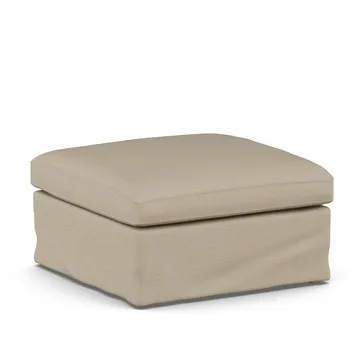 Linnevik voetenbank - Same Sand 6672-witgeoliede eiken, met rok - 1898