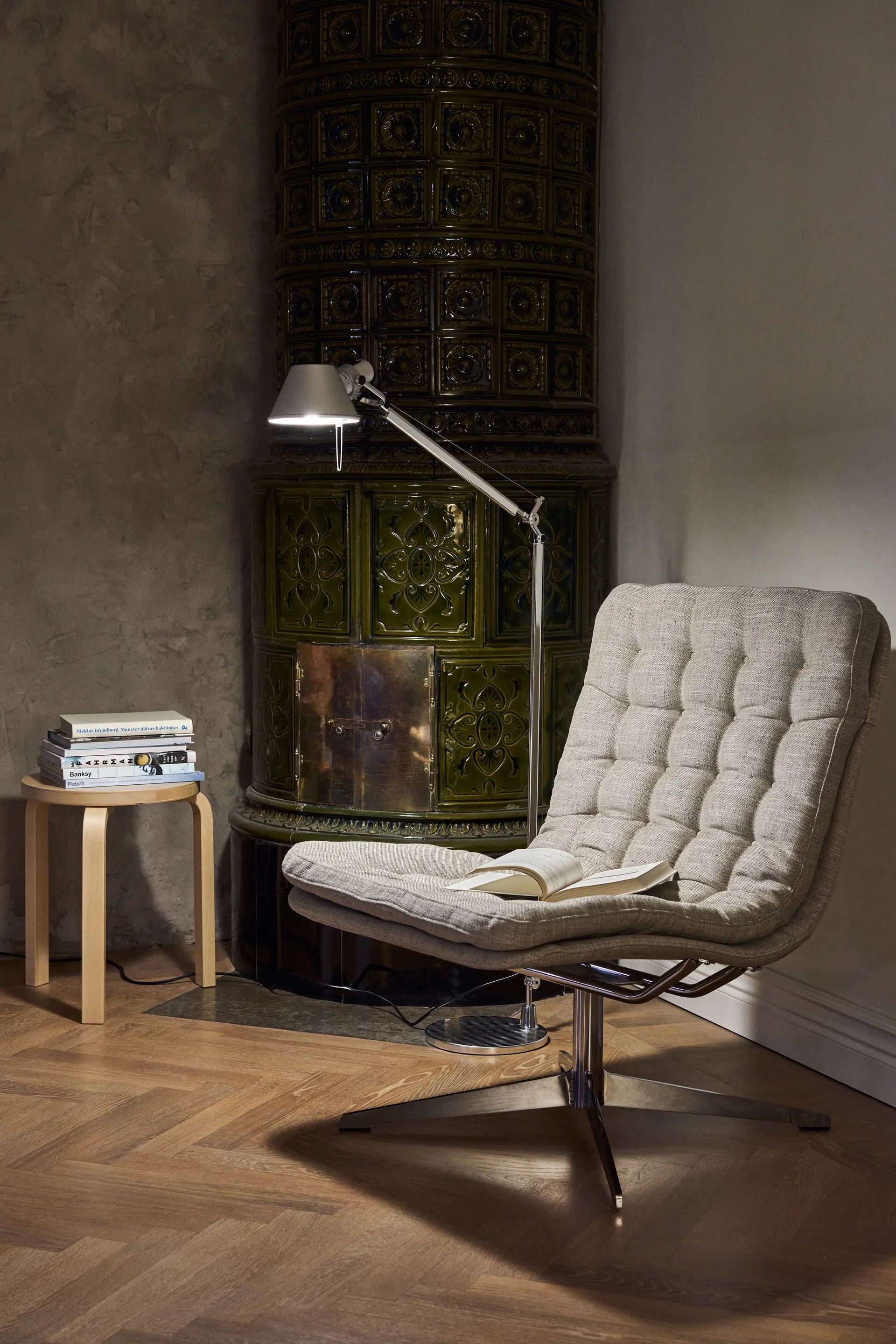 Loholm fauteuil met draaifunctie, Bern Beige 0341 1898