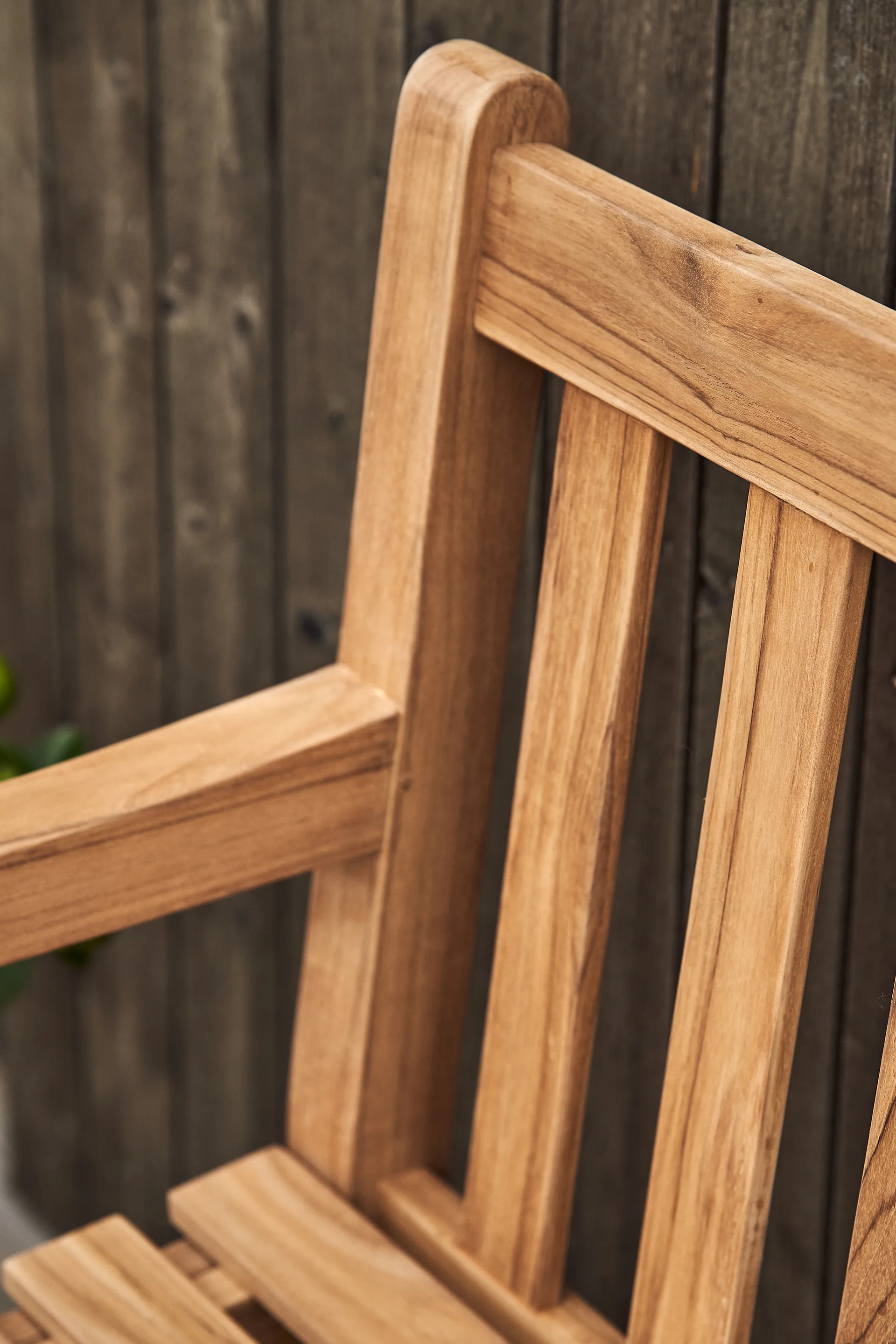 Lövhult tuinbank, Teak 1898