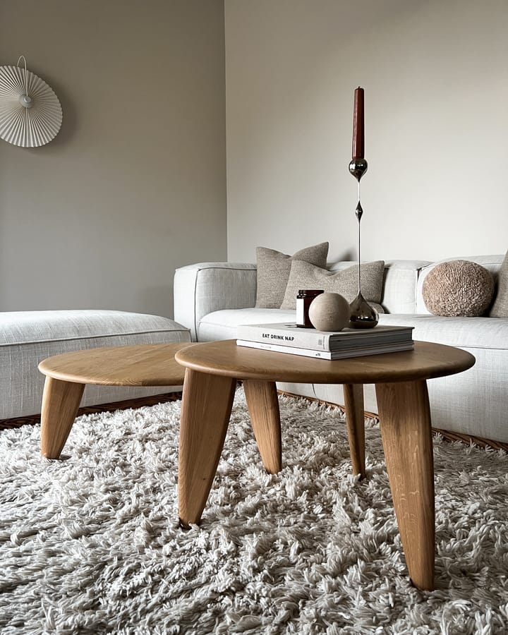 Lyckeby salontafel Ø80x29 cm, Natuur gelakt eiken 1898