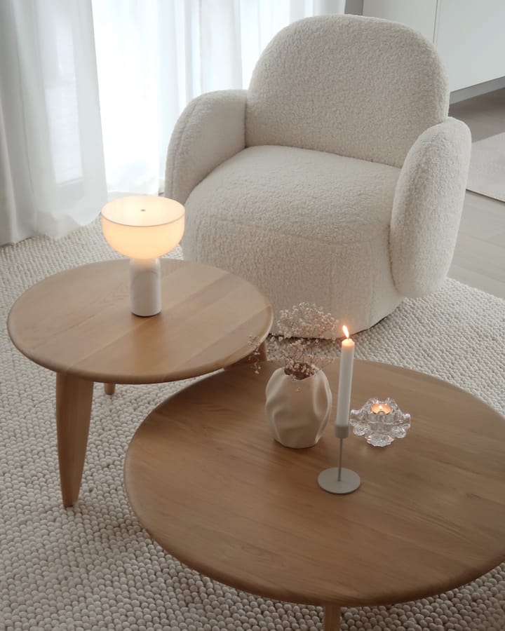 Lyckeby salontafel Ø80x29 cm, Natuur gelakt eiken 1898