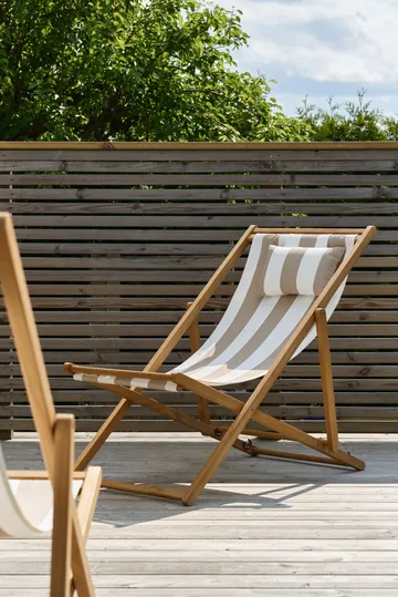 Lyckesand ligstoel - Teak-beige - 1898