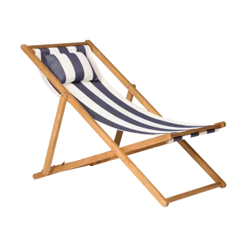 Lyckesand ligstoel - Teak-blue - 1898