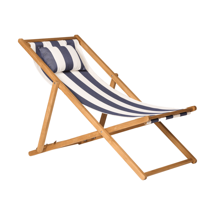 Lyckesand ligstoel - Teak-blue - 1898