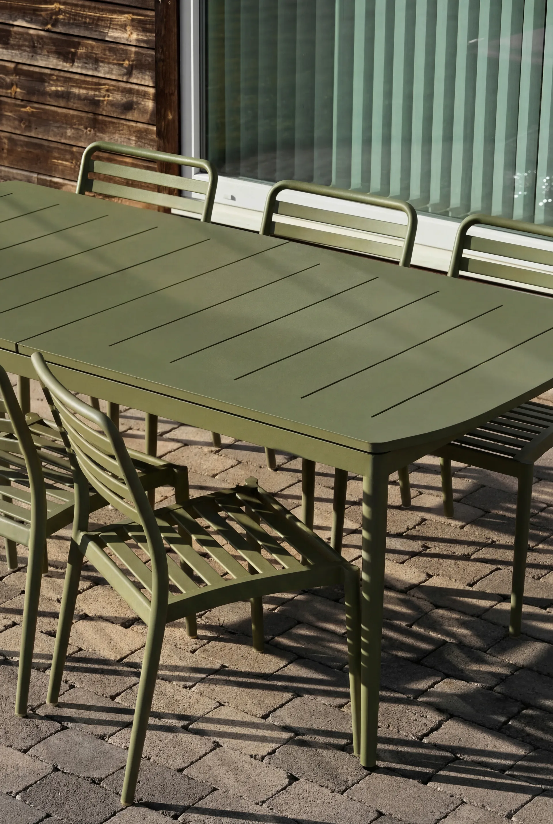 Marsala uitschuifbare eettafel, Moss green, 208-288 cm 1898