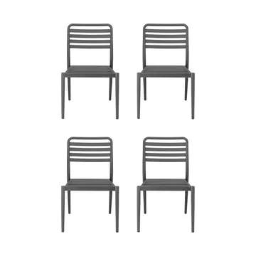 Messina stoel, Antraciet, set van 4 - 1898