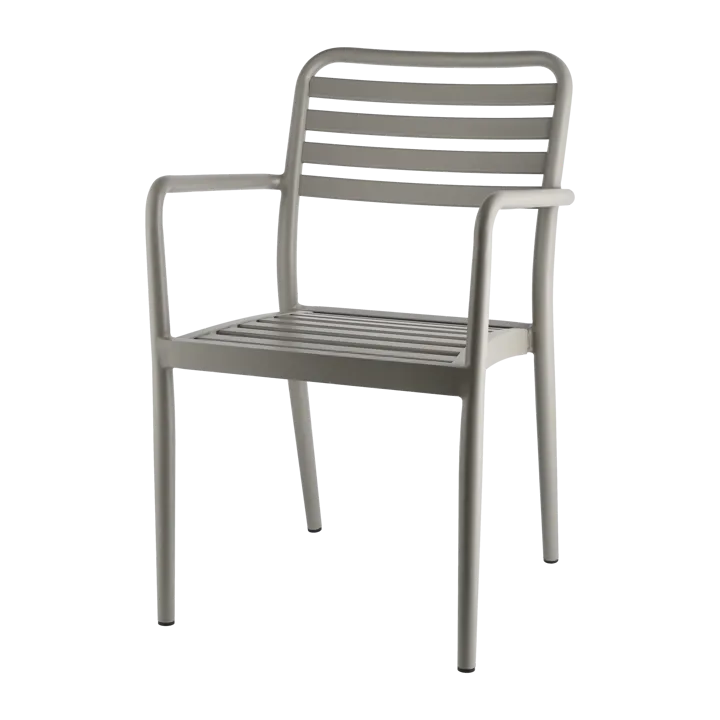 Messina stoel met armleuningen - Taupe - 1898