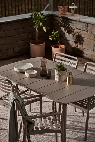 Messina stoel met armleuningen - Taupe - 1898