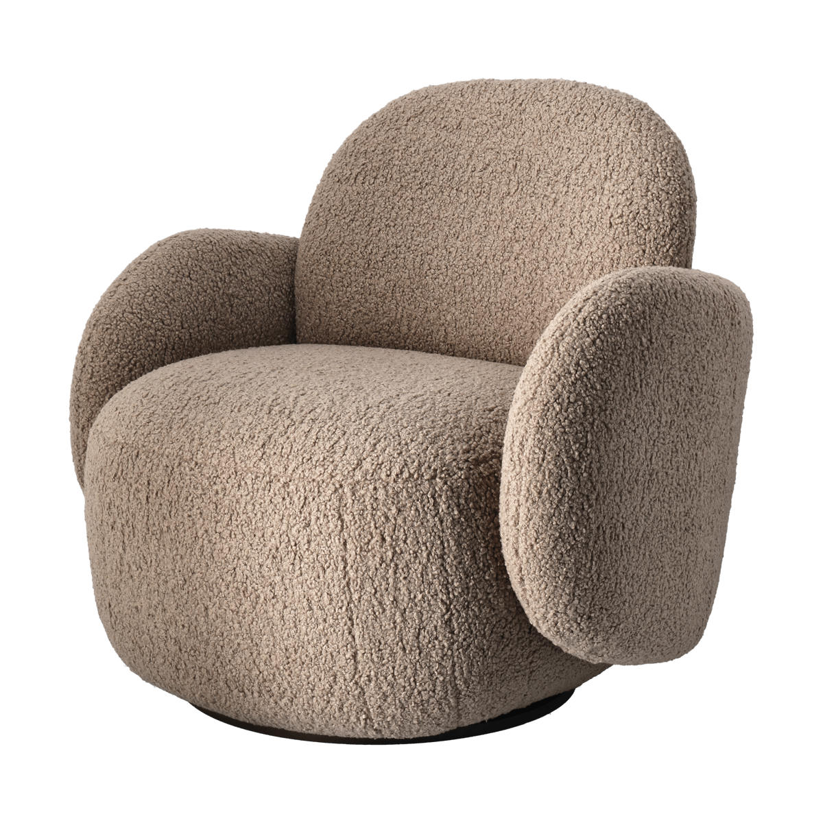 1898 Mo stoel met draaifunctie Glore brown | Scandinavisch Interieur | Fauteuils, krukken & hockers | Bruin