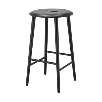 Norrabo barkruk 65 cm - Zwart gelakt eiken - 1898