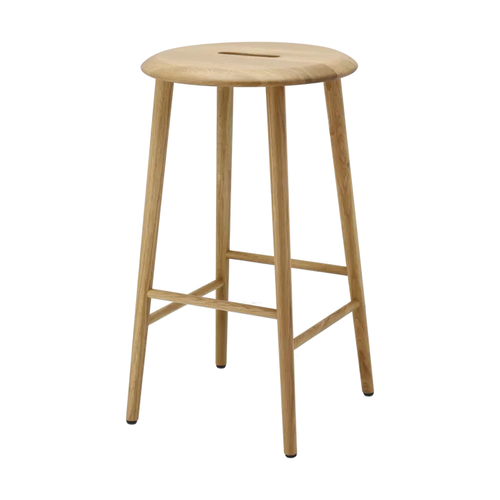 Norrabo ronde barkruk 65 cm - Natuur gelakt eiken - 1898
