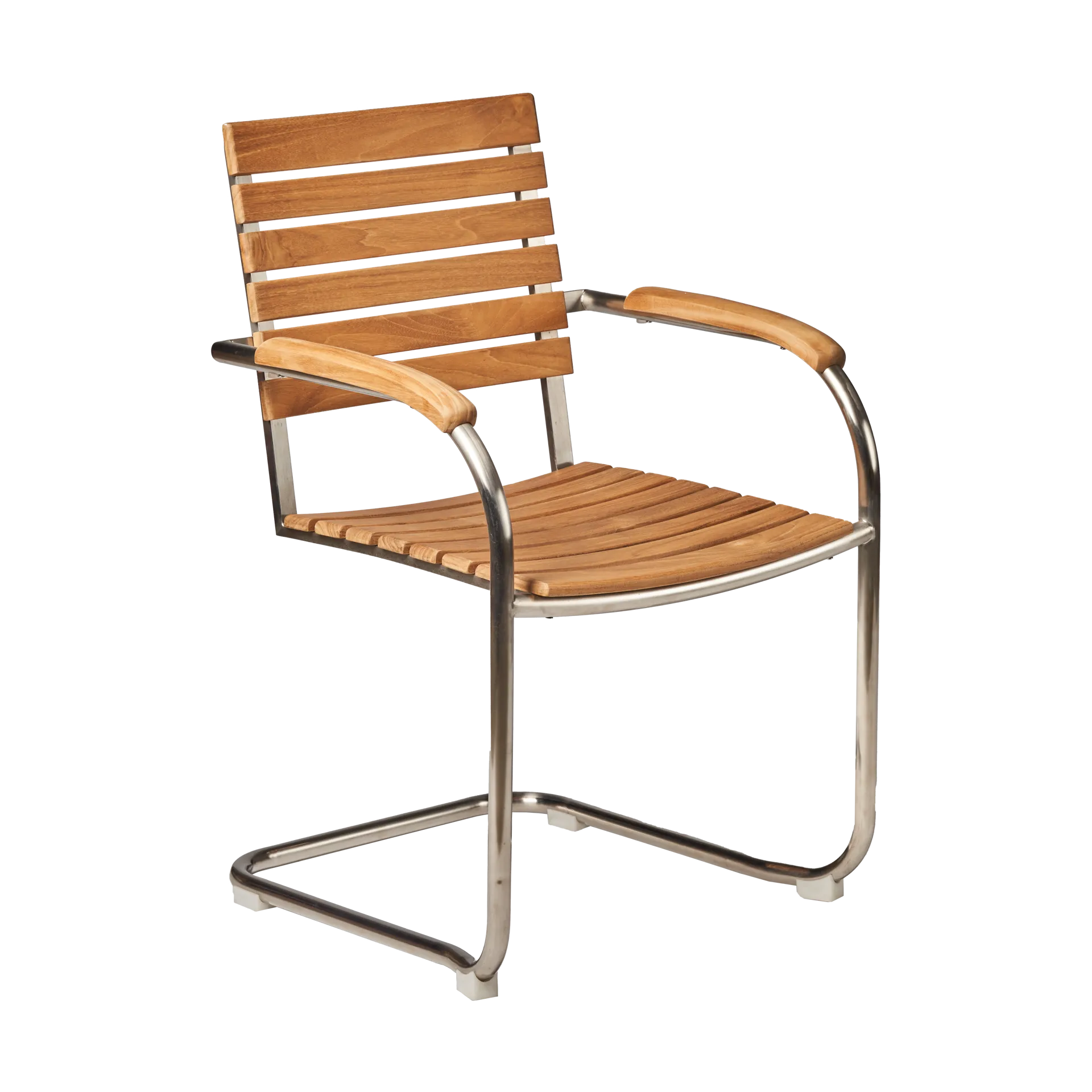 Rörvik eetkamerstoel, Teak-roestvrij staal 1898