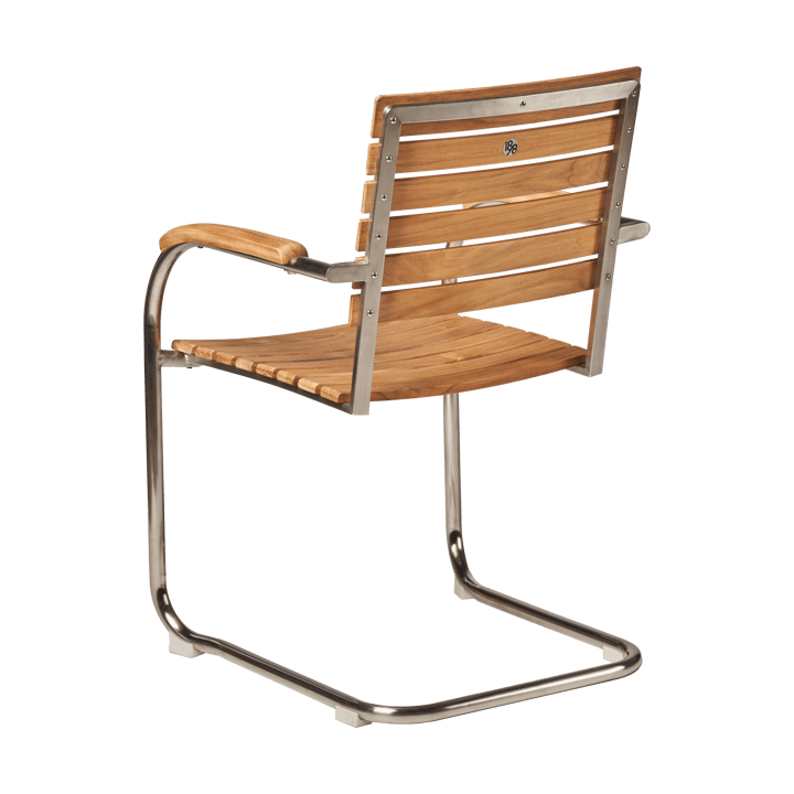 Rörvik eetkamerstoel, Teak-roestvrij staal 1898