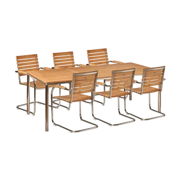 Rörvik eetset met 6 stoelen - 1898