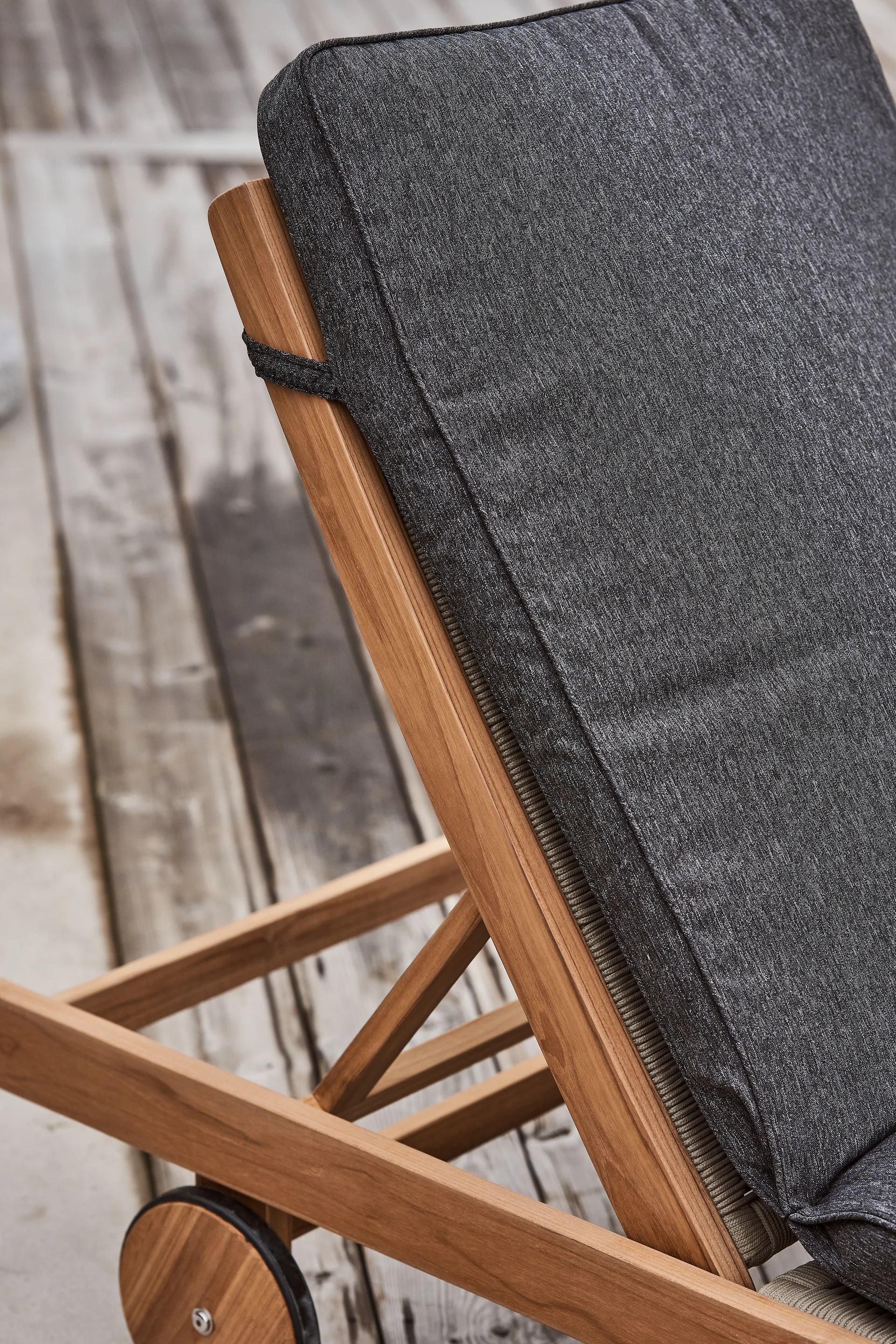 Sandvik ligbedkussen, Donkergrijs 1898