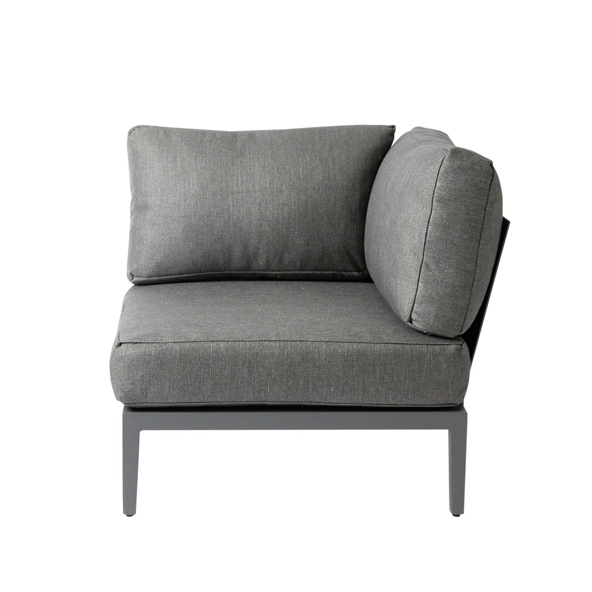 Santander modulaire bank hoekmodule, Grijze 1898