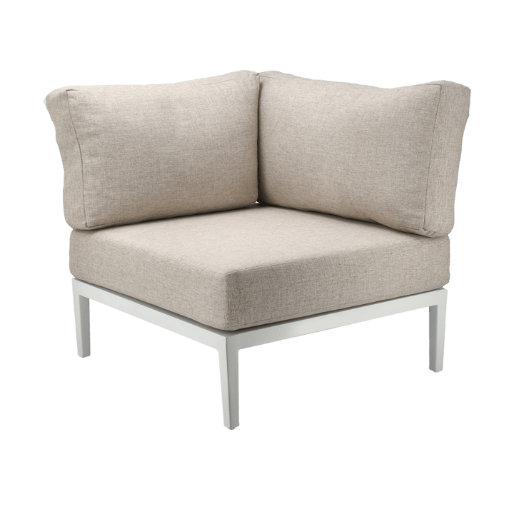 Santander modulaire bank hoekmodule, Wit-beige 1898