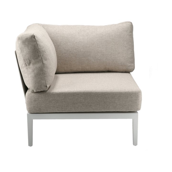 Santander modulaire bank hoekmodule, Wit-beige 1898