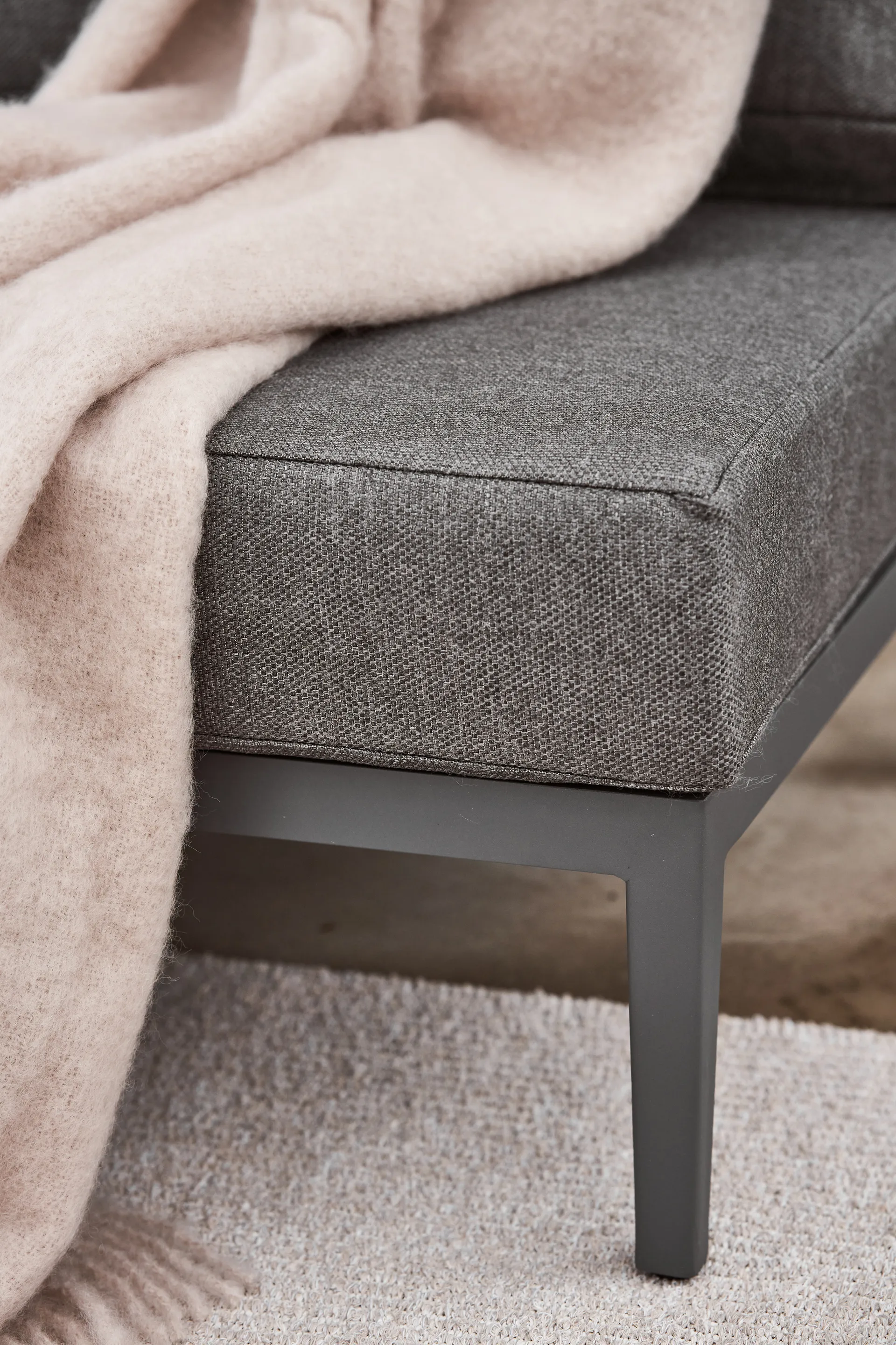 Santander modulaire bank middenmodule, Grijze 1898