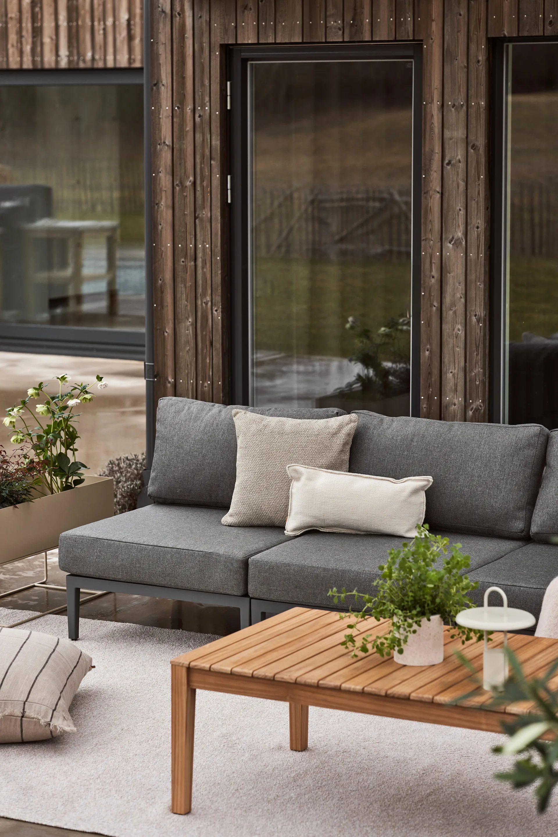 Santander modulaire bank middenmodule, Grijze 1898