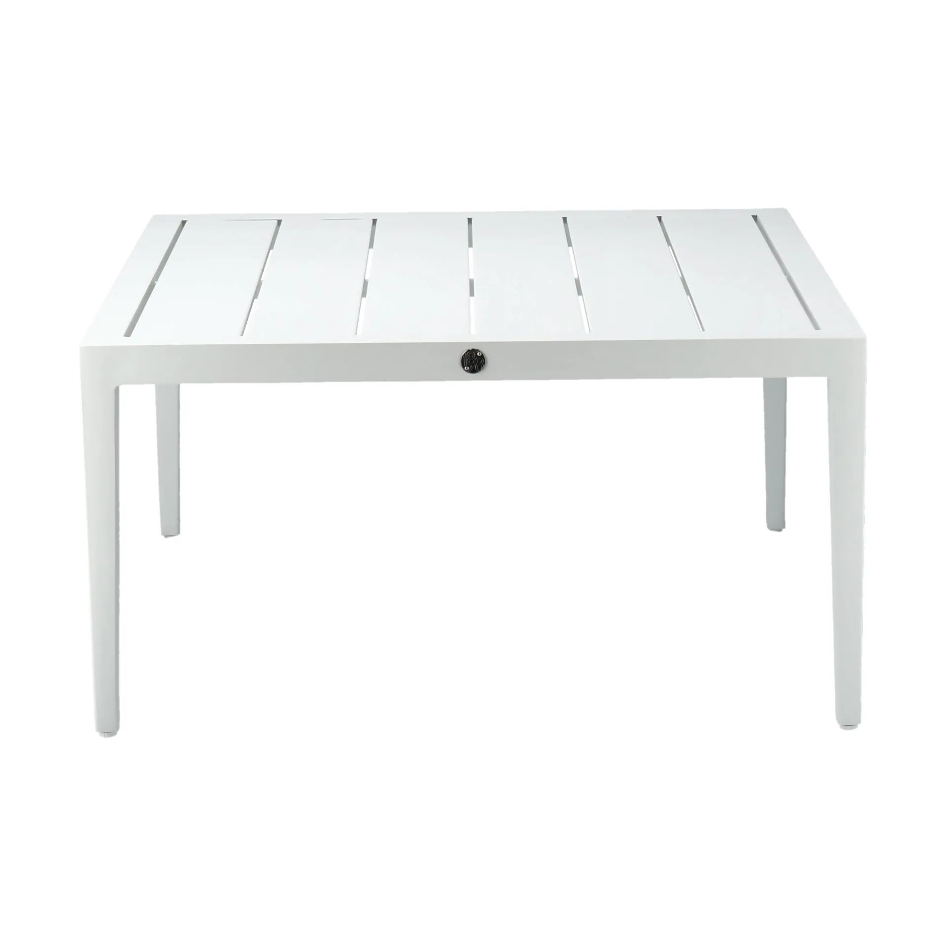 Santander salontafel 78x78x40 cm, Wit aluminium 1898