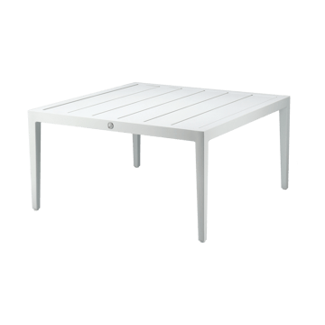 Santander salontafel 78x78x40 cm - Wit aluminium - 1898