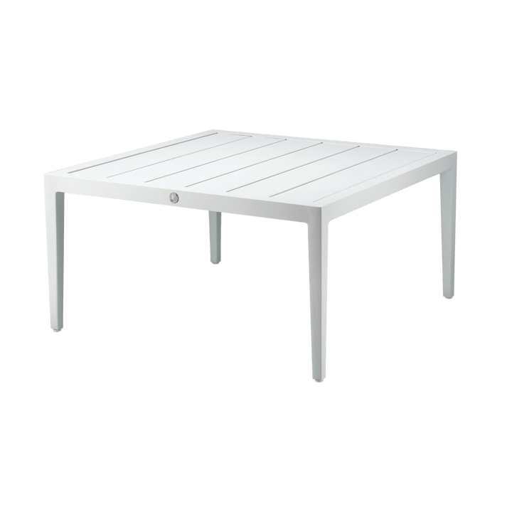 Santander salontafel 78x78x40 cm, Wit aluminium 1898