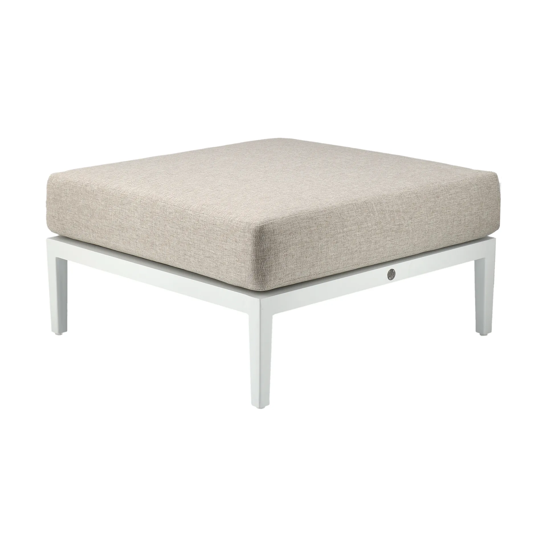Santander voetenbankje, Wit-beige 1898