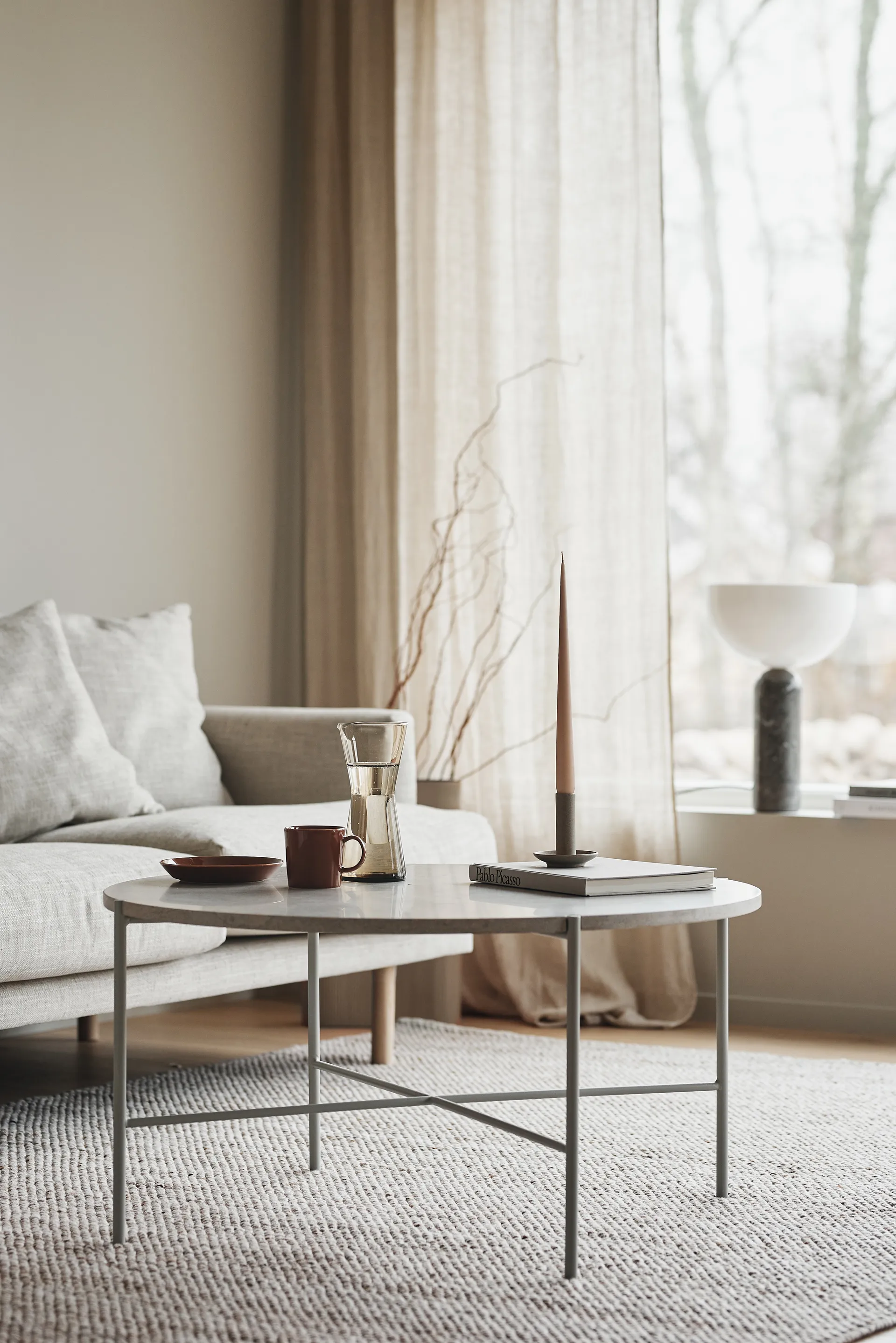 Sjövik sofa, Bern Beige 0341-geolied eik, 3,5-zits 1898