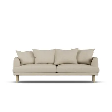Sjövik sofa - Bern Beige 0341-witgeoliede eiken, 3-zits - 1898