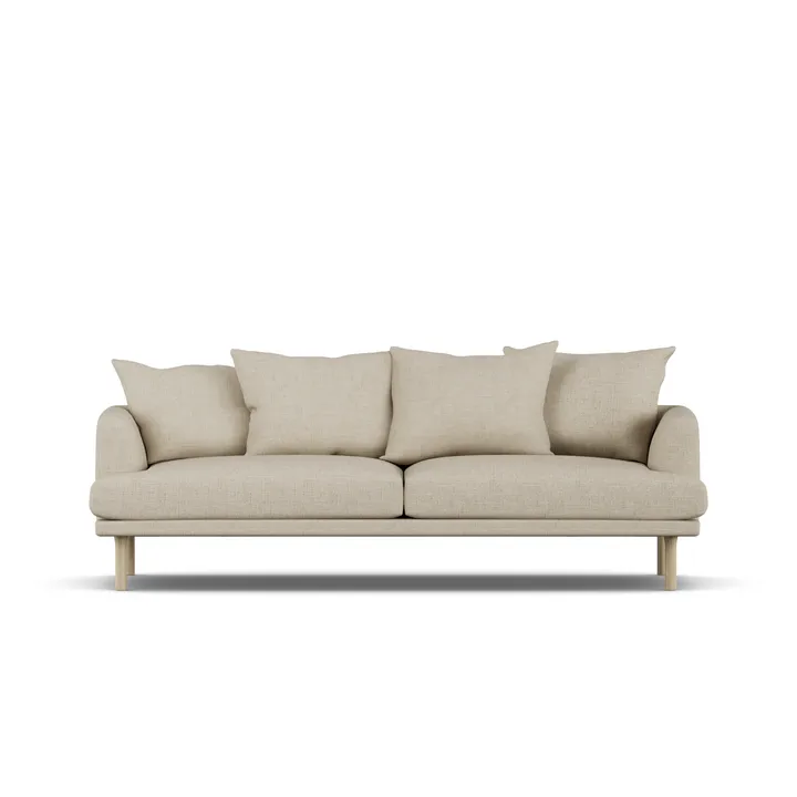 Sjövik sofa - Bern Beige 0341-witgeoliede eiken, 3-zits - 1898