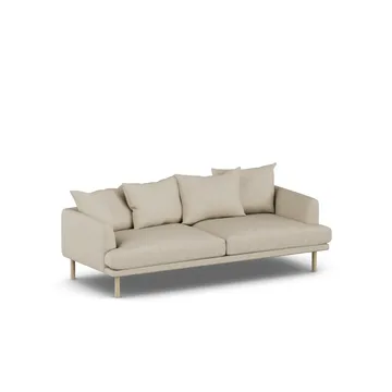 Sjövik sofa - Bern Beige 0341-witgeoliede eiken, 3-zits - 1898